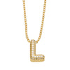 Wholesale Jewelry Copper Necklace With Letters Numbers Text Pattern Electroplated