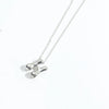 Wholesale Jewelry Copper Oshaped Chain Pendant Necklace With English Letters Pattern And Electroplating Process