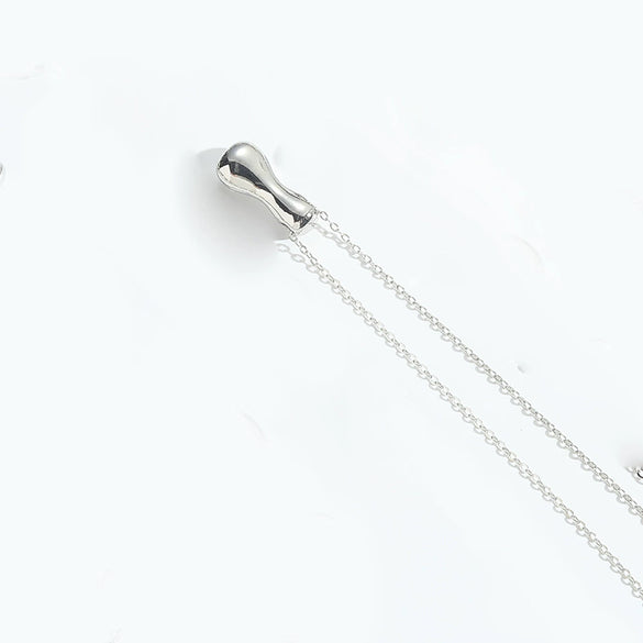 Wholesale Jewelry Copper Oshaped Chain Pendant Necklace With English Letters Pattern And Electroplating Process
