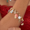 Wholesale Jewelry Copper Pearl Shell Seabed Biological Pendant Goldplated Colorful Sweet Animal Zodiac Star Shape