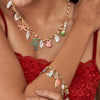 Wholesale Jewelry Copper Pearl Shell Seabed Biological Pendant Goldplated Colorful Sweet Animal Zodiac Star Shape