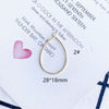 Wholesale Jewelry Copper Pendant With Simple Geometric Shapes Round Square Real Gold Plating Accessories