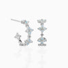 Wholesale Jewelry Copper Plants And Flowers Style Electroplated Anklet Necklace Earrings Women's Set