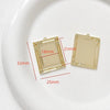 Wholesale Jewelry Copper Plated Circle Pattern Baroque Pearl Necklace Pendant Accessories