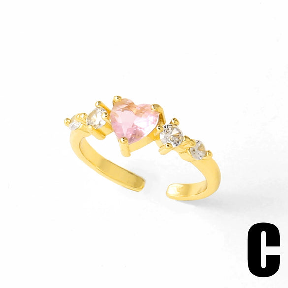 Wholesale Jewelry Copper Plated 18K Gold Geometric Animal Open Ring