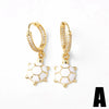 Wholesale Jewelry Copper Plated Real Gold Animal Zodiac Style Pendant Earrings
