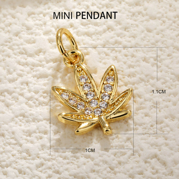 Wholesale Jewelry Copper Plated Real Gold Inlaid Zircon Oil Drop Flower Style Pendant Necklace