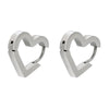 Wholesale Jewelry Copper Stainless Steel Geometric Love Hexagonal Triangle Electroplated Women's Earrings
