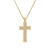 Wholesale Jewelry Copper Zircon Cross Animals Zodiac Microinlay Pendant Necklace