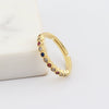 Wholesale Jewelry Copper Zircon Inlaid Flower Ring For Women