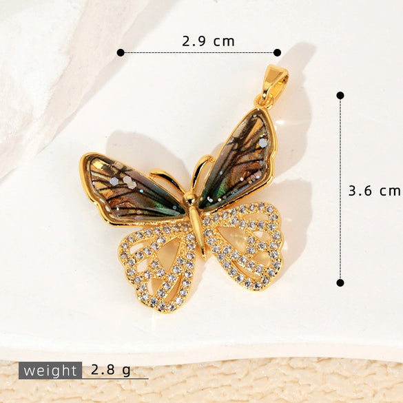Wholesale Jewelry Copper Zircon Microinlay Animal Zodiac Style Pendant Necklace And Earrings