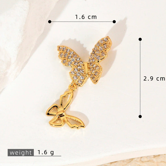 Wholesale Jewelry Copper Zircon Microinlay Animal Zodiac Style Pendant Necklace And Earrings