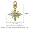 Wholesale Jewelry Copper Zircon Small Pendant With Star Elephant Turtle Shapes Electroplated For Diy Necklace Earrings Accessories