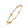 Wholesale Jewelry Copper Zirconia Round Bead Ladies Ring