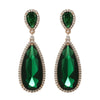Wholesale Jewelry Copperzinc Alloy Geometric Drop Shape Electroplating Earrings For Women