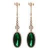 Wholesale Jewelry Copperzinc Alloy Geometric Drop Shape Electroplating Earrings For Women