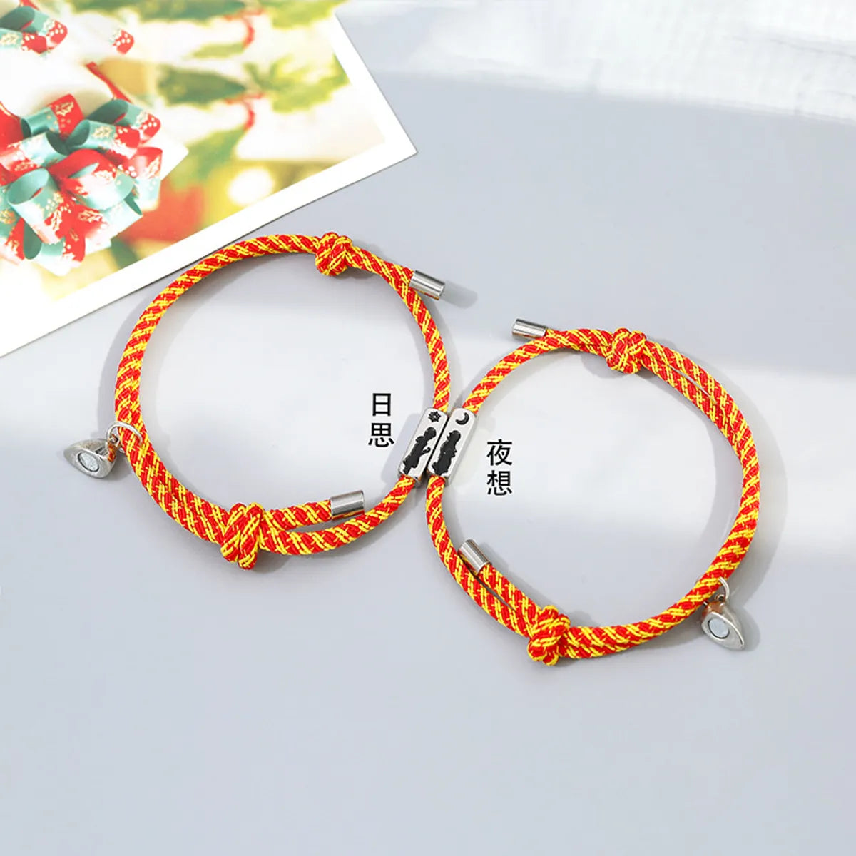 Wholesale Jewelry Couple Magnet Attracts Stainless Steel Bracelet A Pair Of Set Gooddiy