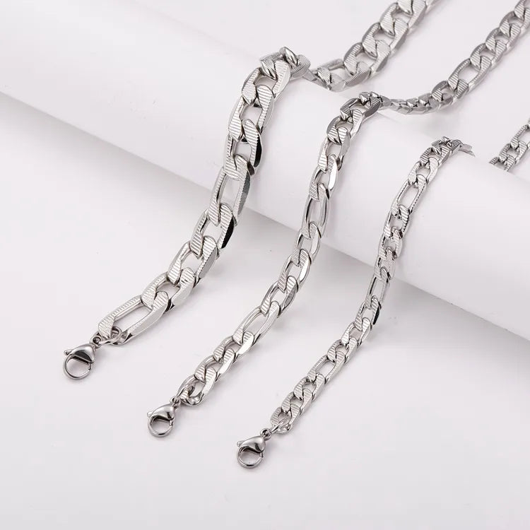 Wholesale Jewelry Cowboy Style Classic Style Cool Style Chain 201 Stainless Steel Gold Plated Necklace