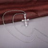 Wholesale Jewelry Creative Dropshaped Clawset Crystal Necklace Mixed Gemstone Inlay Copper O Chain Zirconia For Women