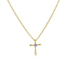Wholesale Jewelry Cross Brass Copper Electroplated Ochain Pendant Necklace For Women