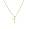 Wholesale Jewelry Cross Brass Copper Electroplated Ochain Pendant Necklace For Women