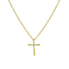 Wholesale Jewelry Cross Brass Copper Electroplated Ochain Pendant Necklace For Women