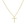 Wholesale Jewelry Cross Brass Copper Electroplated Ochain Pendant Necklace For Women