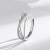 Wholesale Jewelry Cross Geometric Style S925 Sterling Silver Electroplated Ring