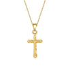 Wholesale Jewelry Cross Pendant Necklace S925 Sterling Silver Electroplated