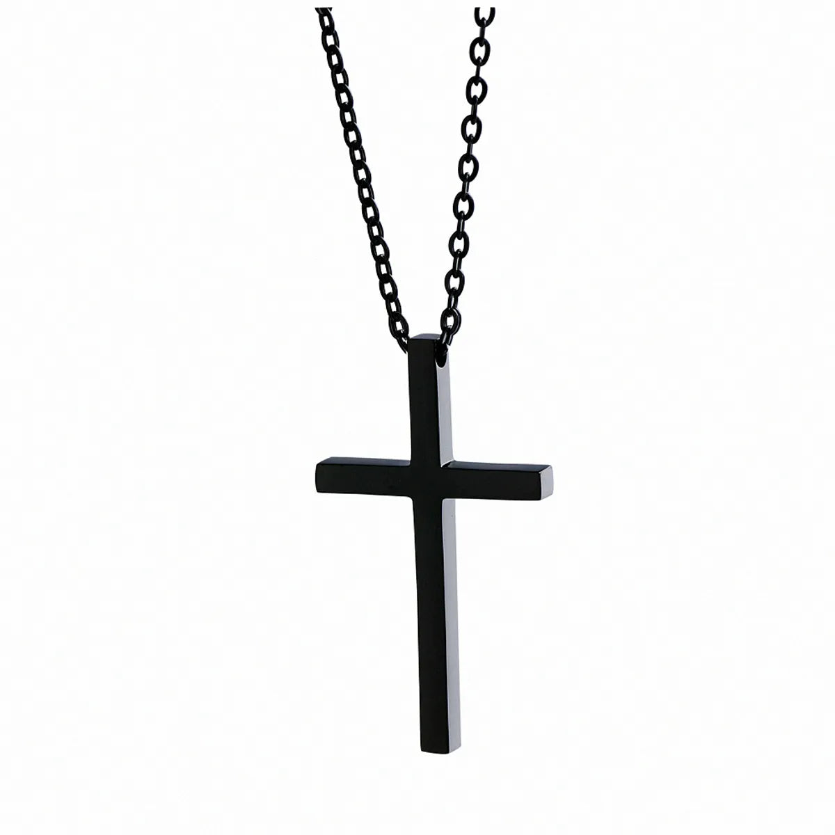 Wholesale Jewelry Cross Pendant Titanium Steel Necklace Gooddiy