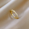 Wholesale Jewelry Cross Twisted Crown Cartoon Style Brass Ring With Electroplating
