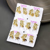 Wholesale Jewelry Cute Animal Cat Earring Copperzinc Alloy Electroplating For Women