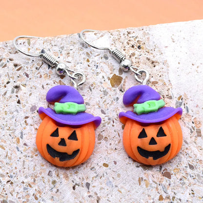 Wholesale Jewelry Cute Cartoon Resin Drop Earrings