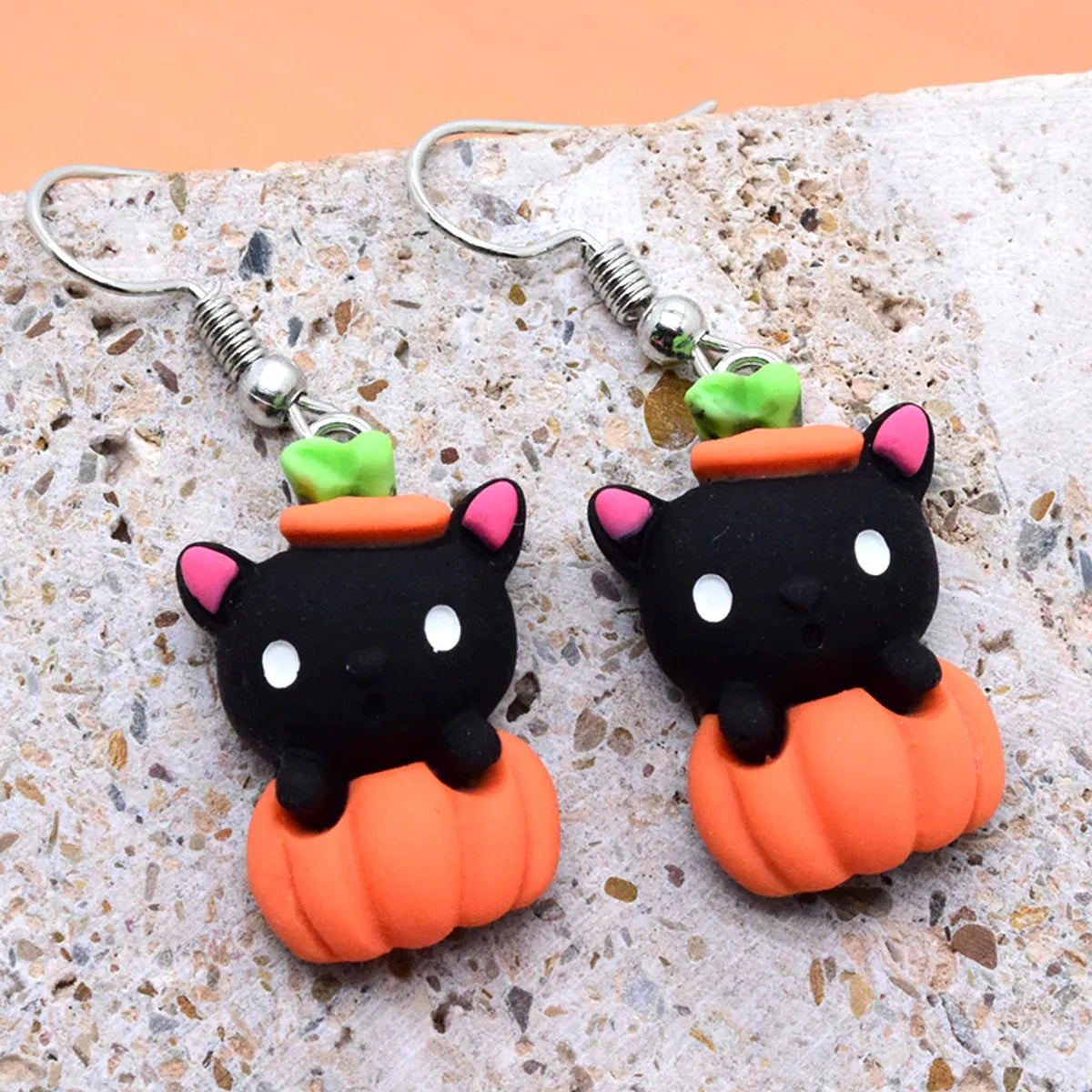 Wholesale Jewelry Cute Cartoon Resin Drop Earrings