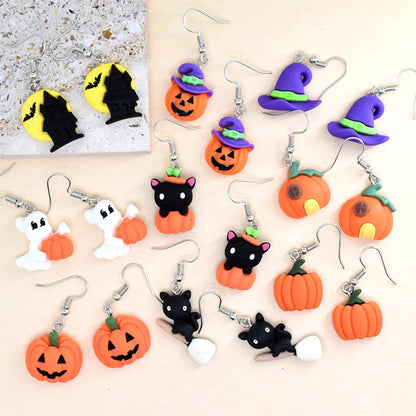 Wholesale Jewelry Cute Cartoon Resin Drop Earrings