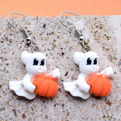 Wholesale Jewelry Cute Cartoon Resin Drop Earrings