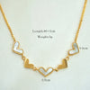 Wholesale Jewelry Cute Flower Titanium Steel Patchwork Pendant Necklace