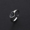 Wholesale Jewelry Cute Shiny Letter Alloy Asymmetrical Open Rings