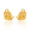 1 Pair Cute Simple Style Human Dog Alloy Ear Studs