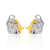 1 Pair Cute Simple Style Human Dog Alloy Ear Studs