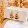 Wholesale Jewelry Cute Spider Alloy Enamel Drop Earrings