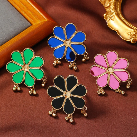 Wholesale Jewelry Cute Sweet Flower Alloy Plating Adjustable Ring