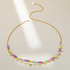Wholesale Jewelry Cute Sweet Simple Style Asymmetrical Natural Stone Copper Waist Chain