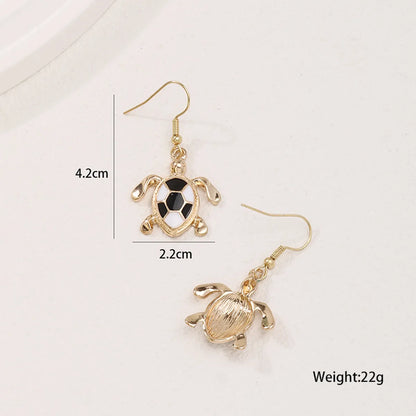 Wholesale Jewelry Cute Tortoise Alloy Enamel Ear Hook