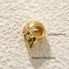 Wholesale Jewelry Dark Style Copper Goldplated Skull Crown Pumpkin Pendant Necklace With Zirconia Design