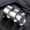 Wholesale Jewelry Diy Handmade Ring Empty Support Accessories Titanium Steel Geometric Polished Unisex