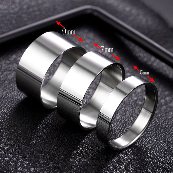 Wholesale Jewelry Diy Handmade Ring Empty Support Accessories Titanium Steel Geometric Polished Unisex