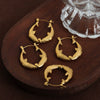 Wholesale Jewelry Dolphin 316L Stainless Steel Electroplated Marine Life Style Necklace Earrings For Women