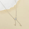 Wholesale Jewelry Elegant Butterfly 304 Stainless Steel Pendant Necklace