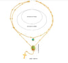 Wholesale Jewelry Elegant Cross Square Oval Titanium Steel Jewelry Set